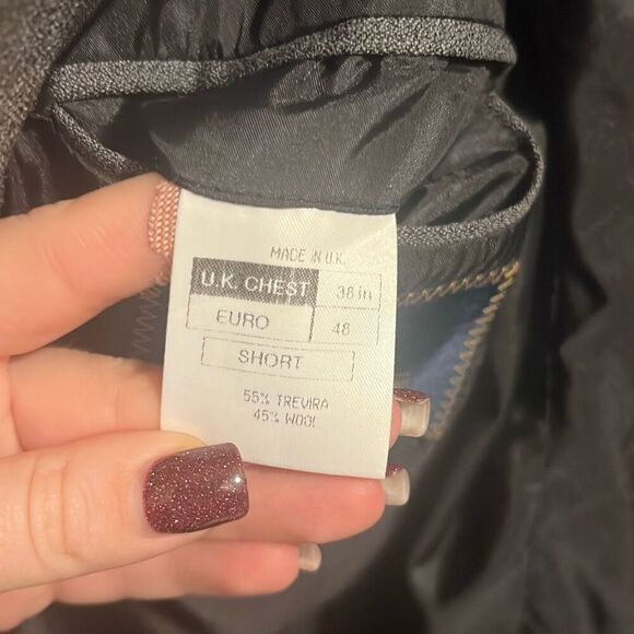 ✨Alexandre London Wool Blend Grey 48Short Blazer✨ - Picture 7 of 7